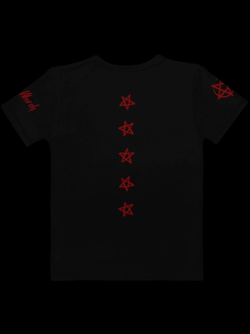 Eerie Doll Red Eyes Women's T-Shirt product image (6)