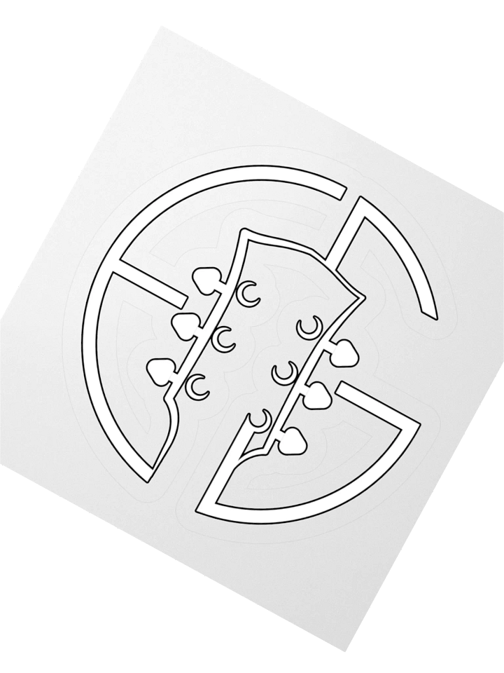 Logo Sticker - White product image (4)