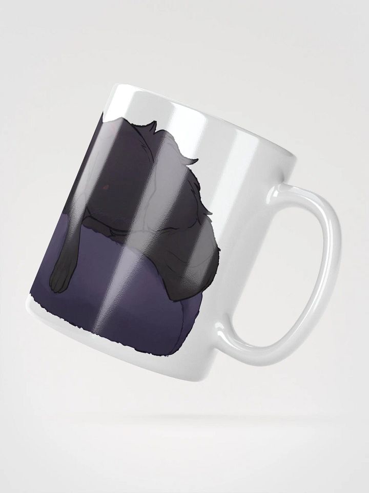 "The Slumbering Wolf" White Mug product image (2)