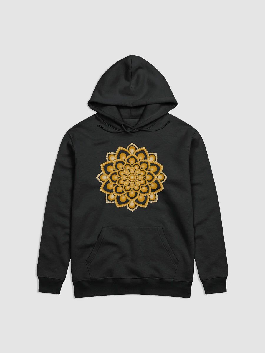 Orange Flower Mandala Eco Hoodie product image (1)