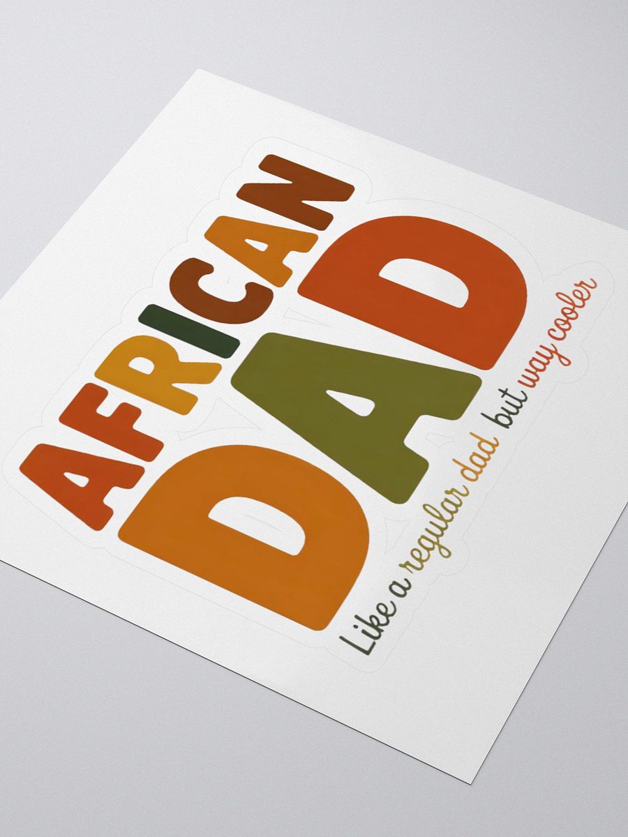 African Dad Father Papa Africa Father's Day Sticker product image (3)