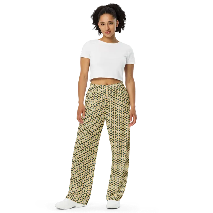 Blue Windmills Wide-Leg Pants product image (1)