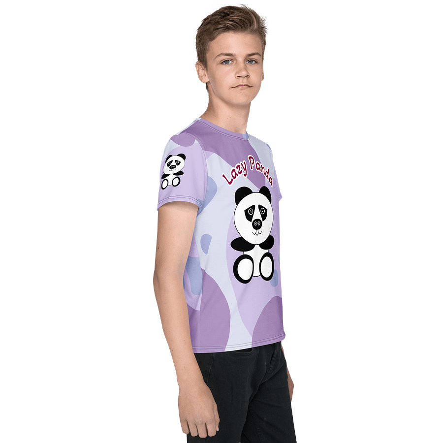 Lazy Panda All-Over Print Youth T-Shirt product image (4)