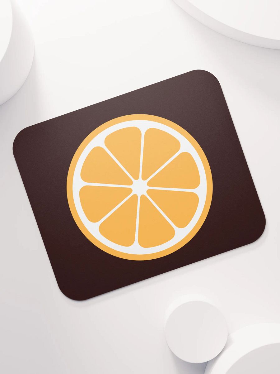 MIKAN Mouse Pad (Orange × Black) product image (7)