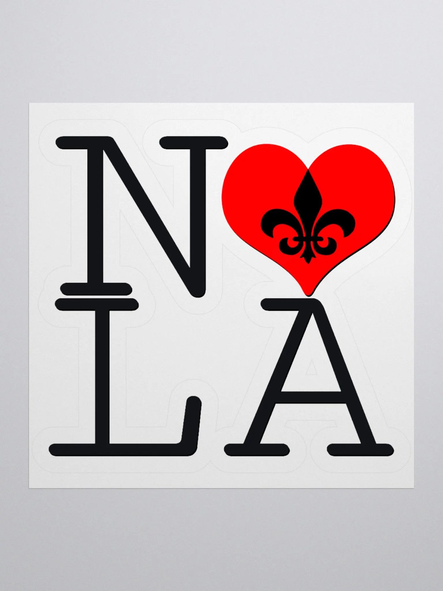 I LOVE NOLA **BIGSHOT STICKER** (IMAGE POP) product image (1)
