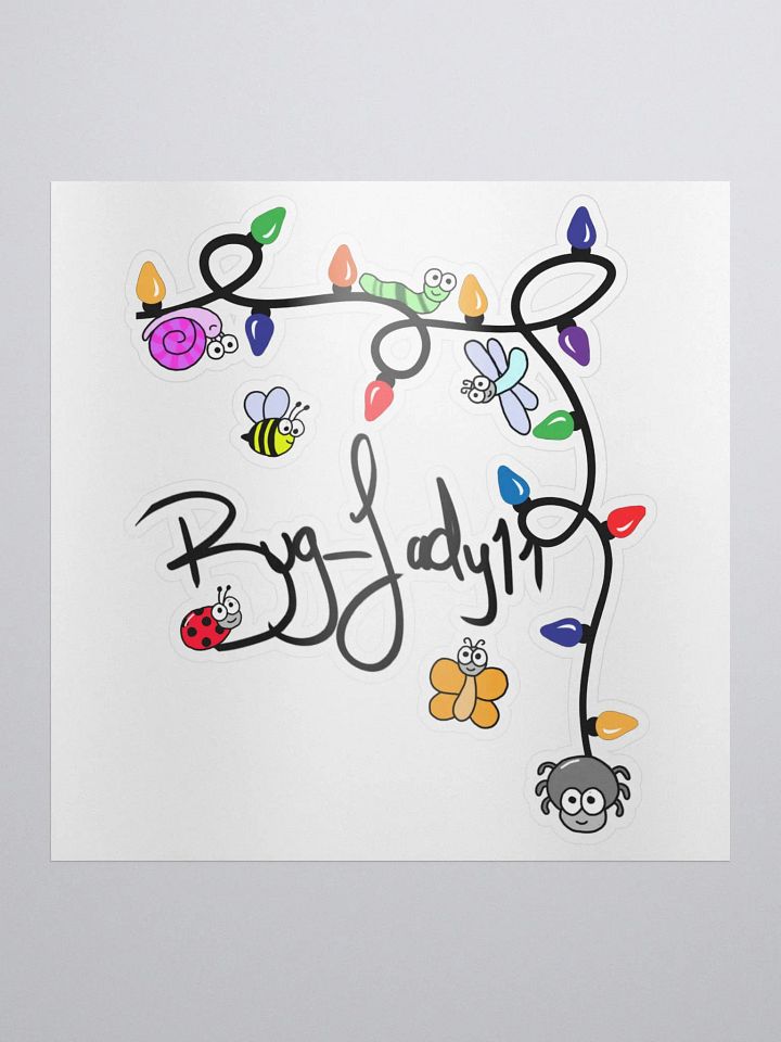 Bug-Lady Special Seasonal Sticker! product image (1)