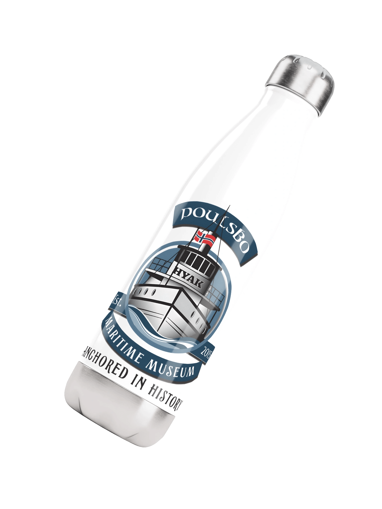 Hyak Maritime Museum Stainless Steel Water Bottle product image (4)