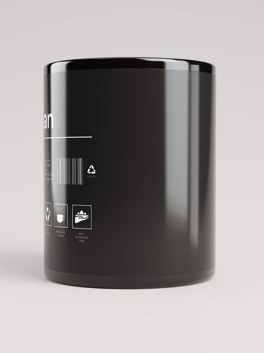 Syrian Mug Funny Description Barcode Label product image (3)