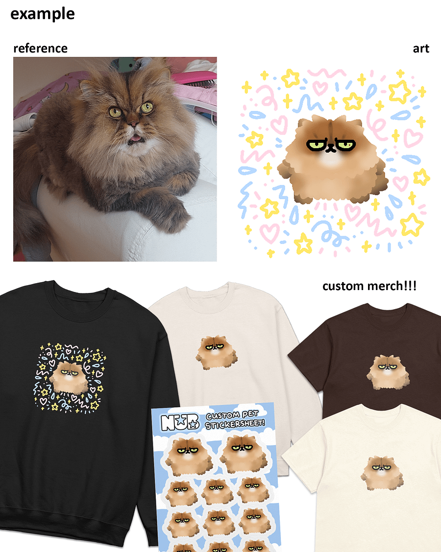 ✏️custom pet merch😺🐶🐰🐥 product image (9)