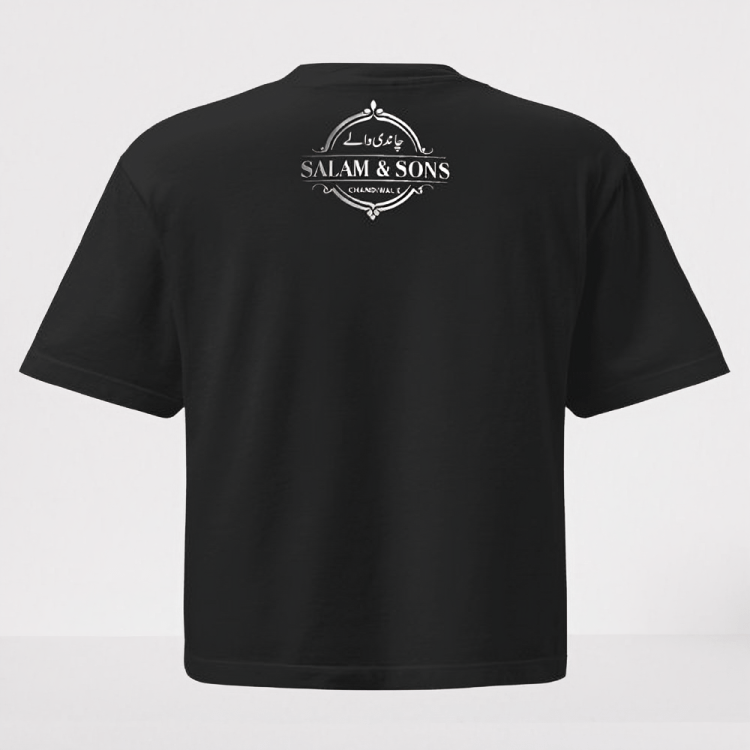 SALAM & SONS CHANDIWALE Official Women's Heavyweight Boxy T-Shirt product image (2)