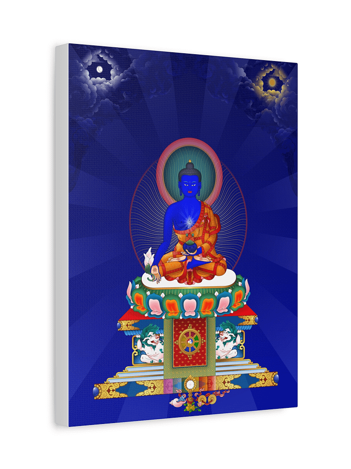 Medicine Buddha thangka canvas print product image (2)