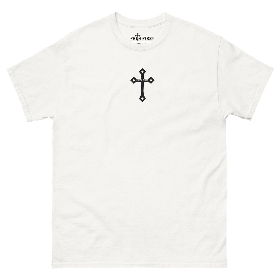 Cross Unisex T-Shirt – Embroidered product image (2)