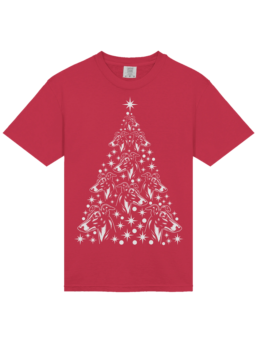 Greyhound Christmas Tree T-Shirt product image (33)