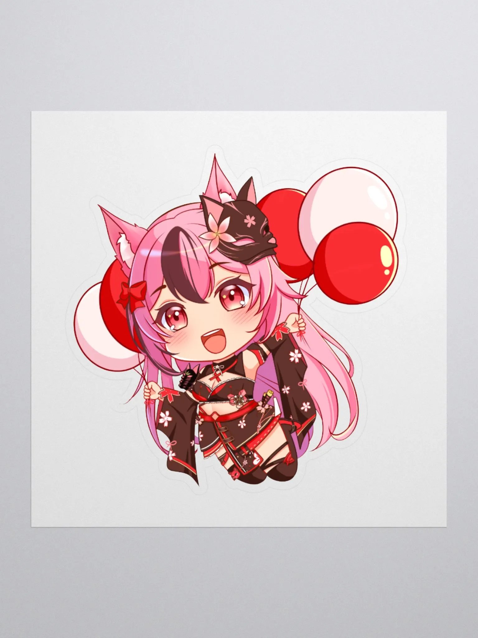 Limited Edition 30th Bday Cherry Blossom Chibi Sticker Set product image (2)
