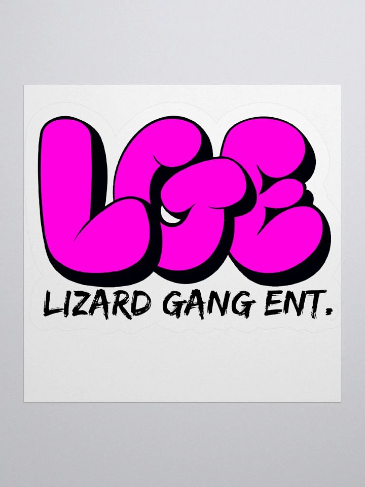 LGE Pink Logo Sticker product image (1)