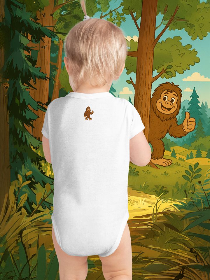 “Future Believer” Baby Sasquatch Bodysuit – Adorable Cryptid Onesie for Little Explorers product image (2)