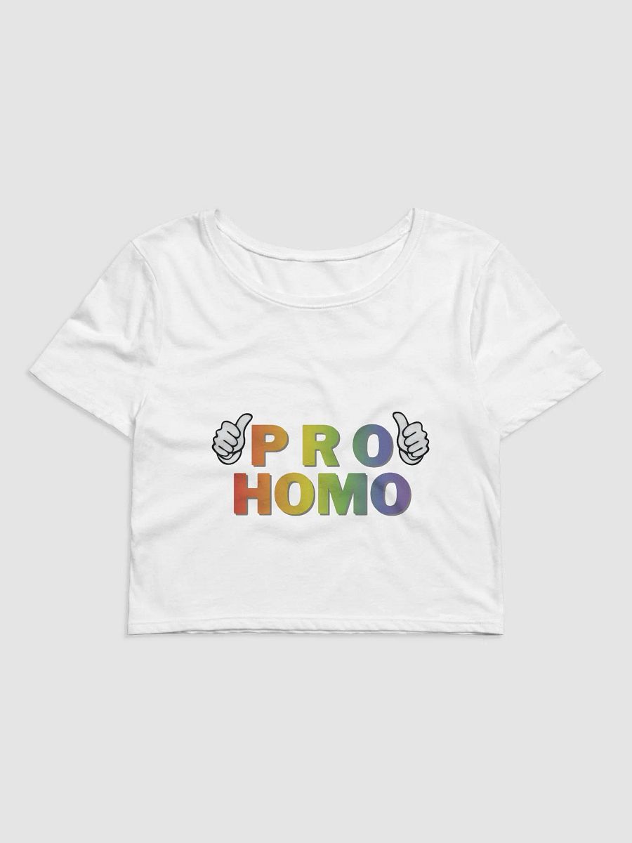 Pro Homo - Bella+Canvas Women's Crop Tee product image (2)