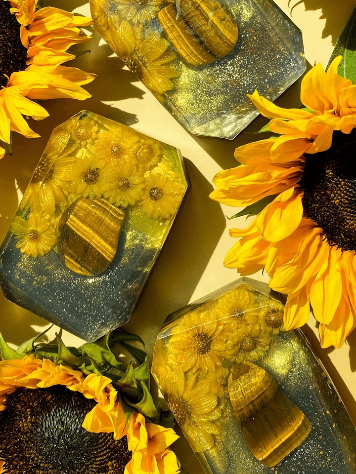 Golden Healer - 5oz Crystal Infused Bar Soap product image (2)