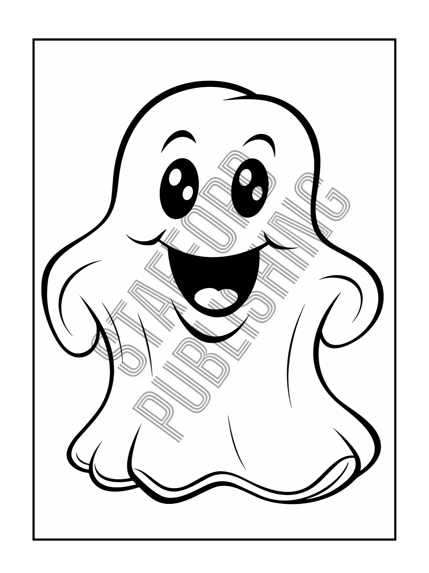 Halloween Coloring Book Printable Version Free Sample Pages product image (2)