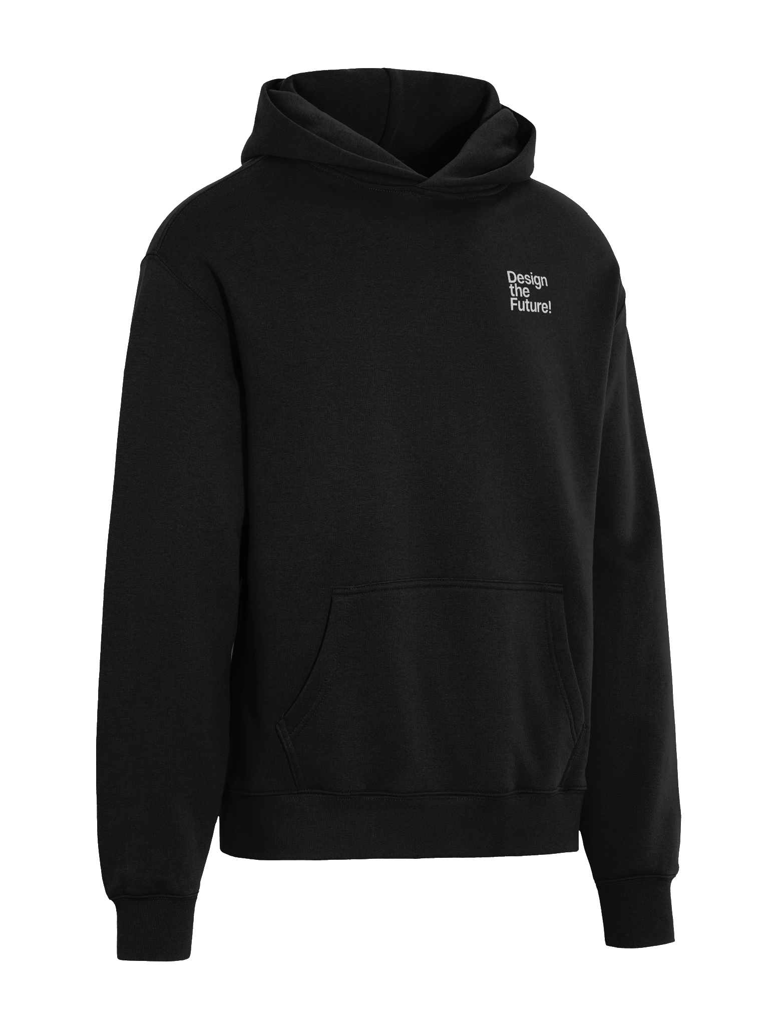 Design the Future: Technouveau - Black Hoodie product image (4)