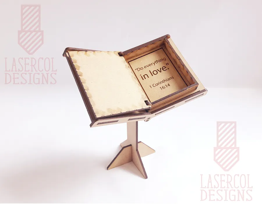 Bible Box with Stand - Laser Cut Files product image (4)