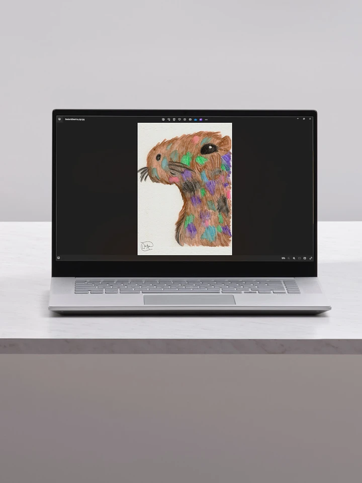 Chaos Capybara Watercolour Download product image (1)