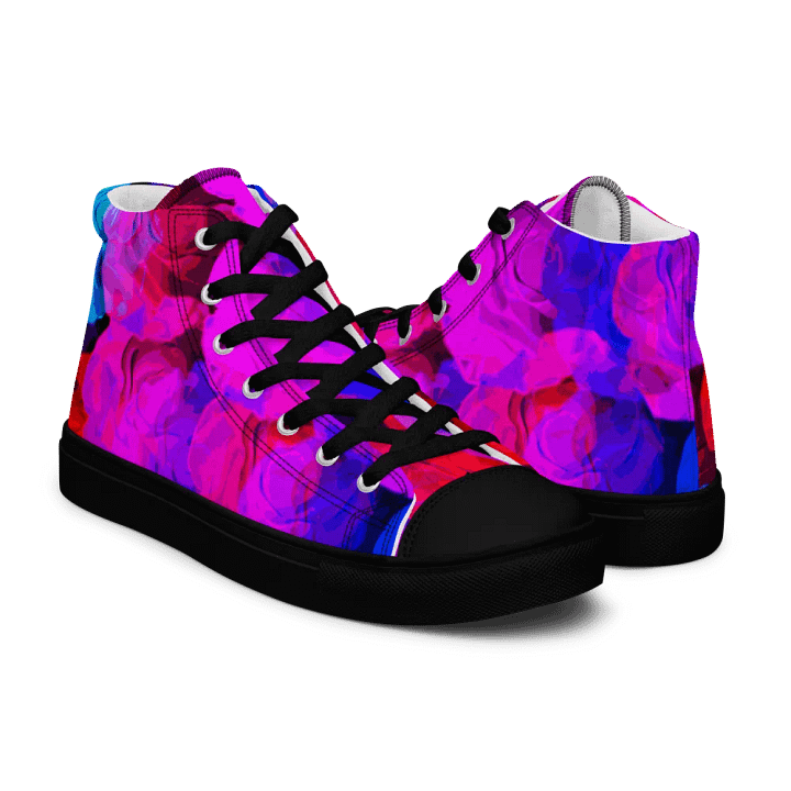 punk rose High Top Canvas shoes (womens) product image (1)
