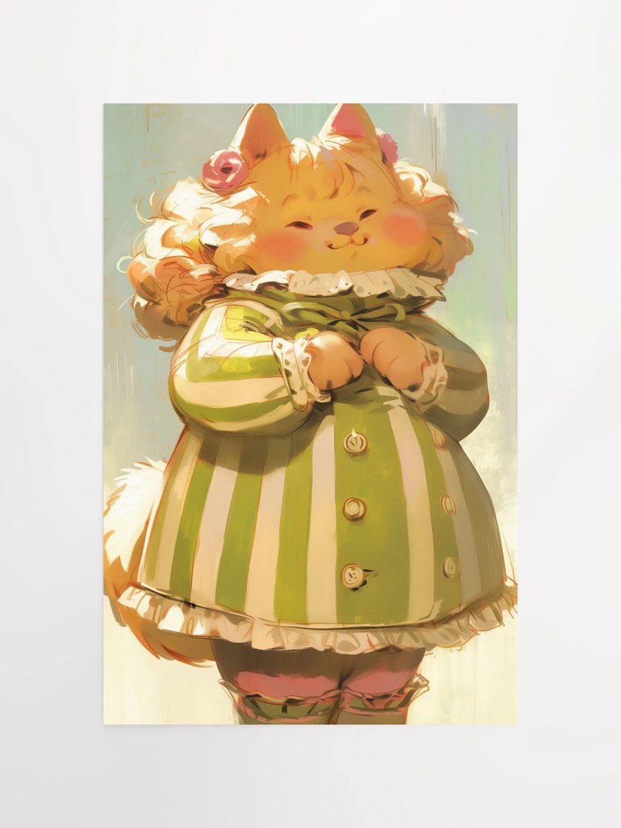 Whimsical Cat Vintage Poster product image (4)
