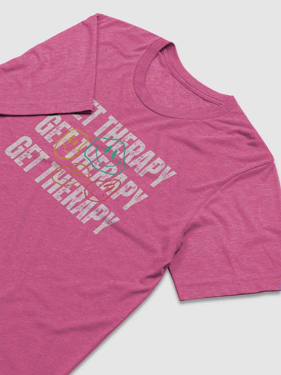 Get Therapy Smiley Faces - Tee (Triblend) product image (3)