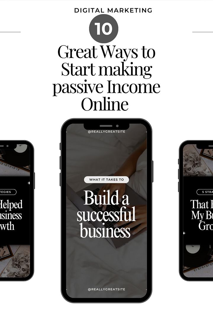 10 Great Ways to Start Making Passive Income Online. product image (1)