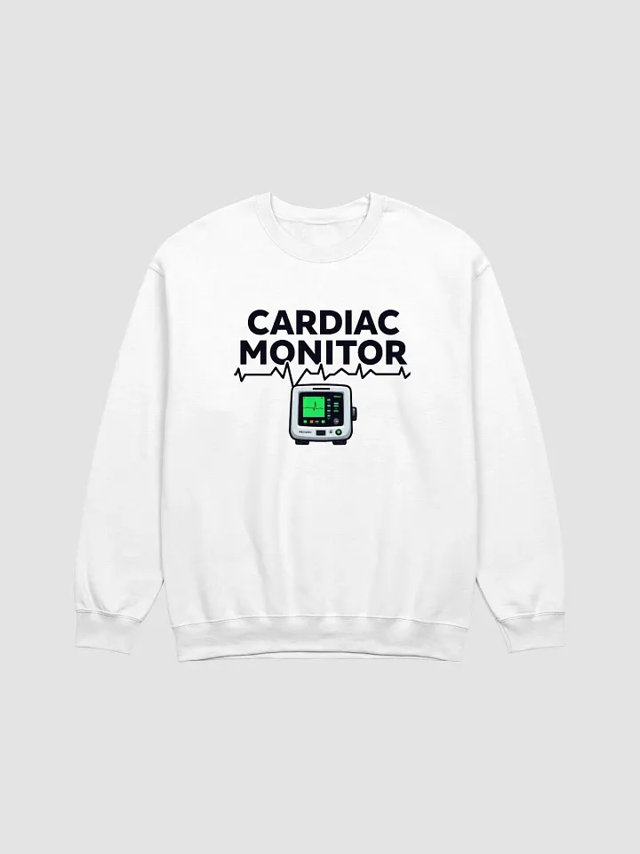 Heartbeat ECG Cardiac Monitor Sweatshirt product image (7)