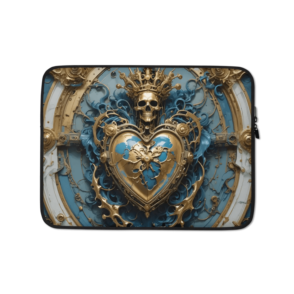 Steampunk Crowned Skull Laptop Sleeve product image (1)
