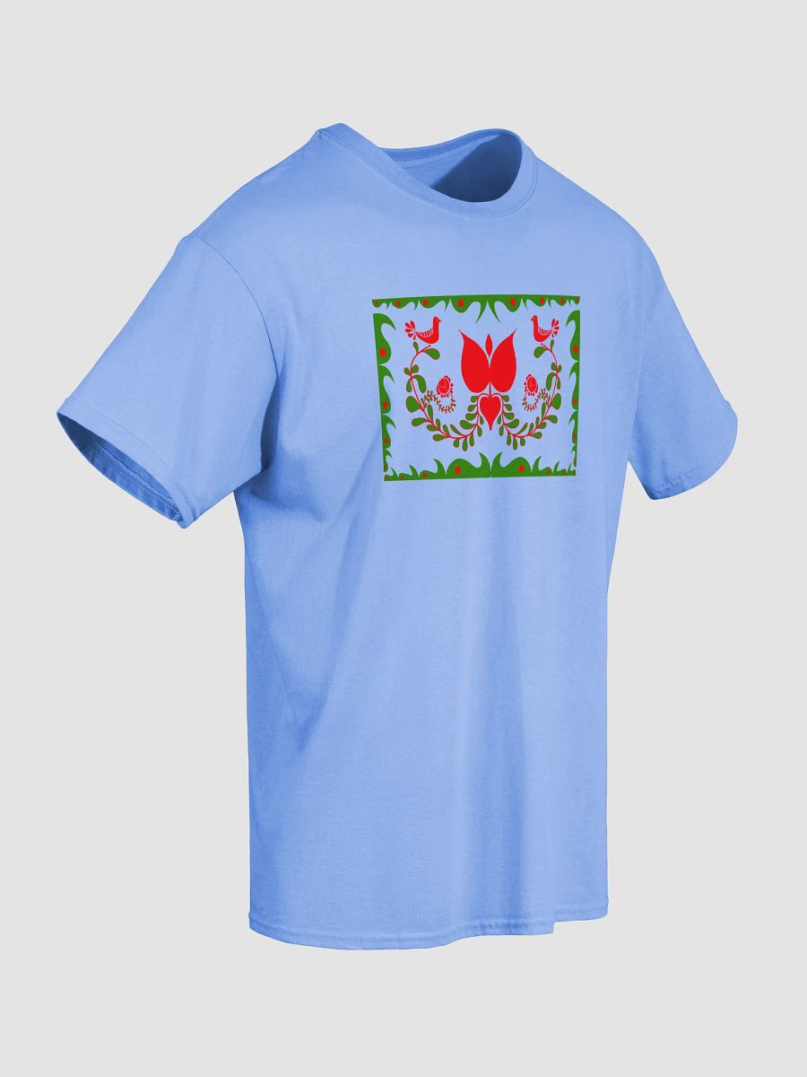 Blissful Hungary Folk Art Red Flower T-Shirt product image (5)