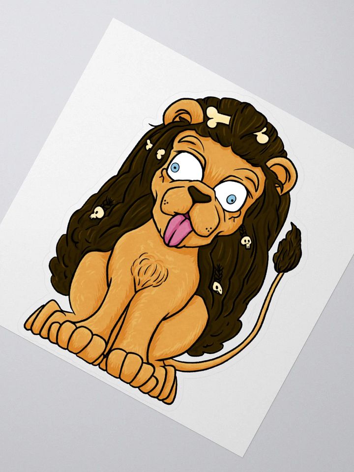 Doomed Lion Sticker product image (2)