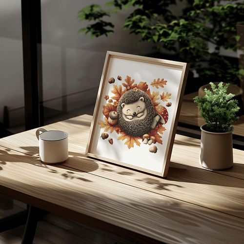 🦔Autumn Hedgehog Cross Stitch Pattern
Perfect for Autumn🍂
✨ Easy-to-follow design, instant PDF
📏 200x200 stitches | 🎨 18 DMC ...