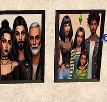 Alternative Sims 2 Family Portraits!