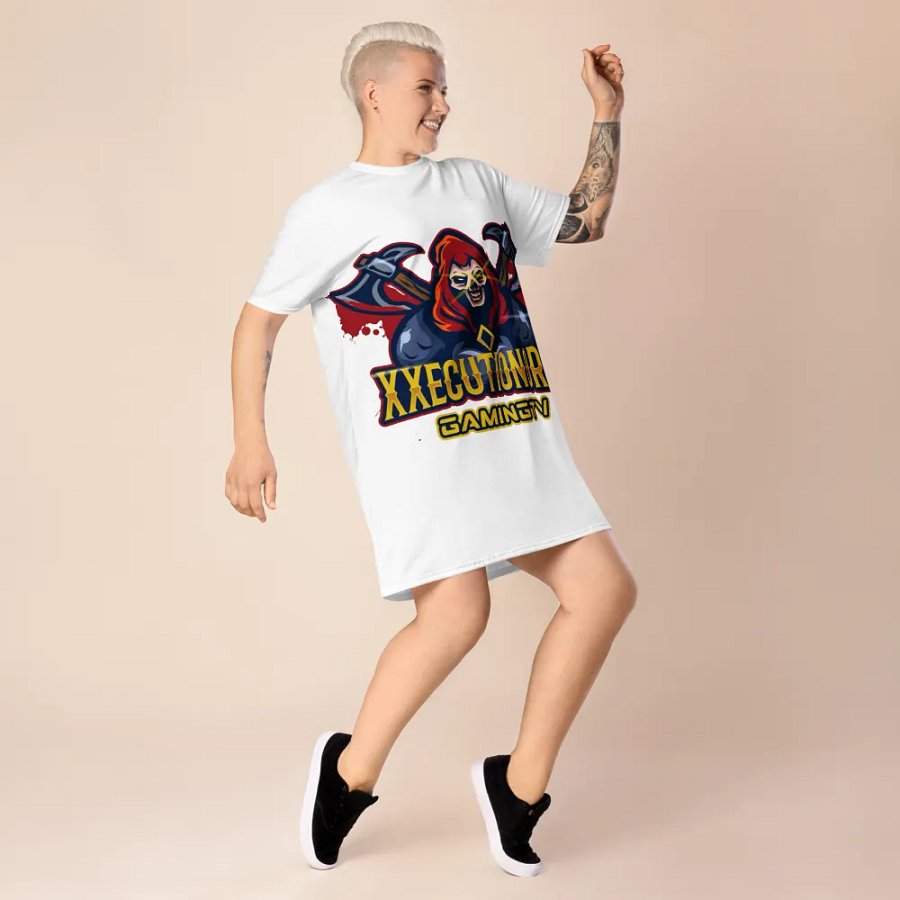 Reaper's Rage All-Over T-Shirt Dress product image (7)