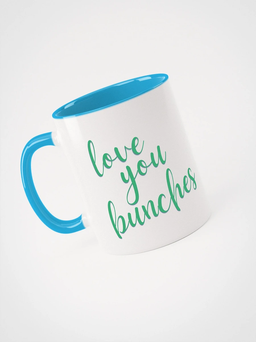 Love You Bunches in Green on White Ceramic Mug product image (9)