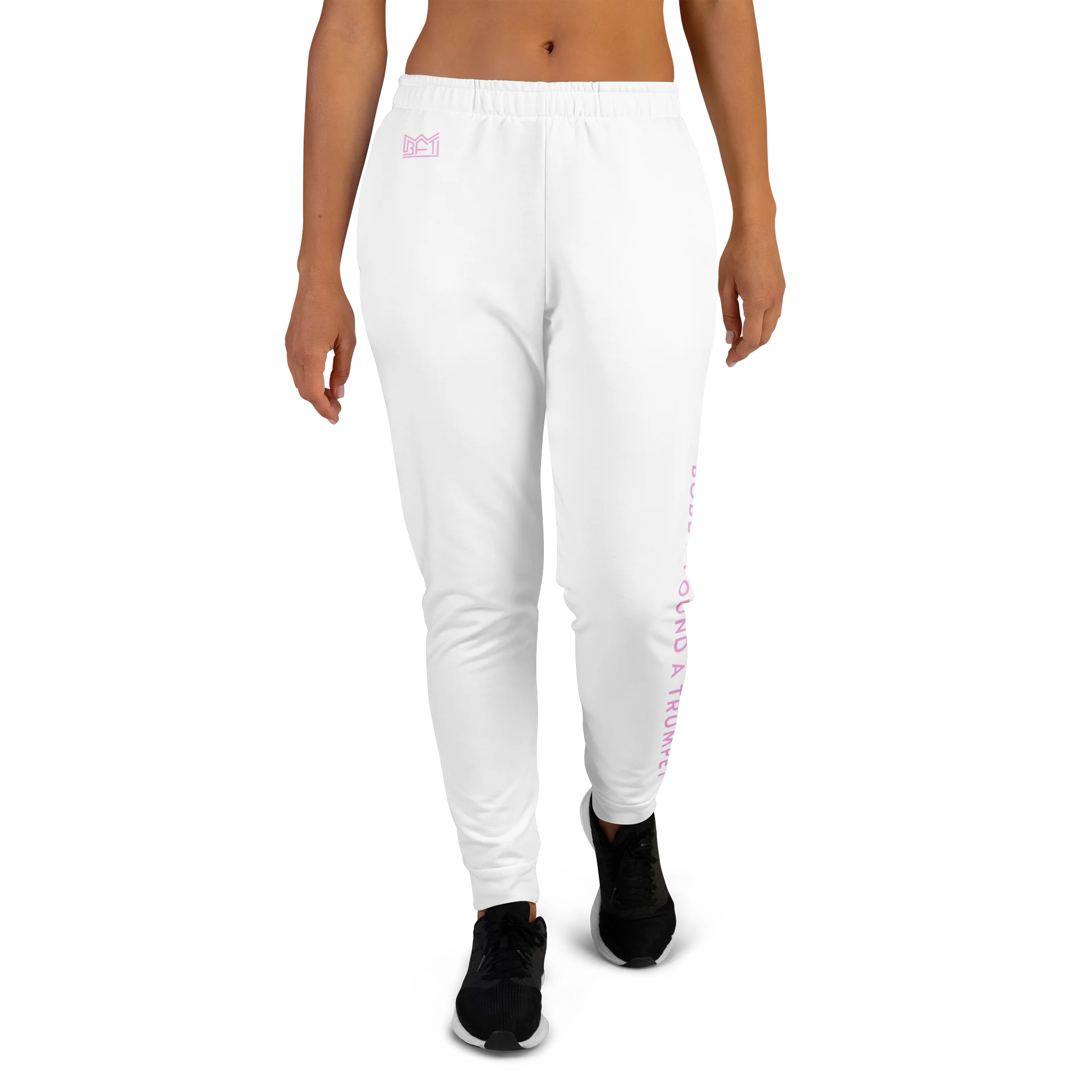 Inspired by Rachael White Joggers With Pink Logo product image (1)