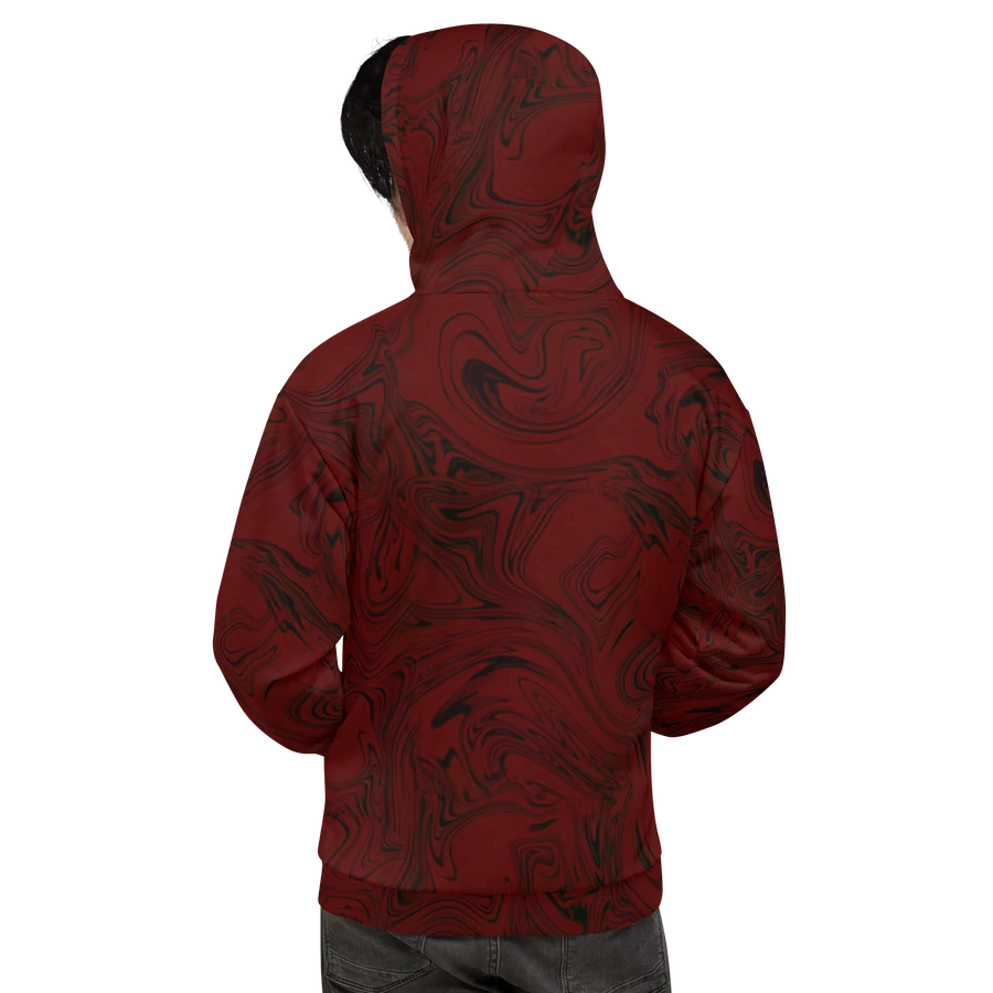 Crimson smoke hoodie product image (1)
