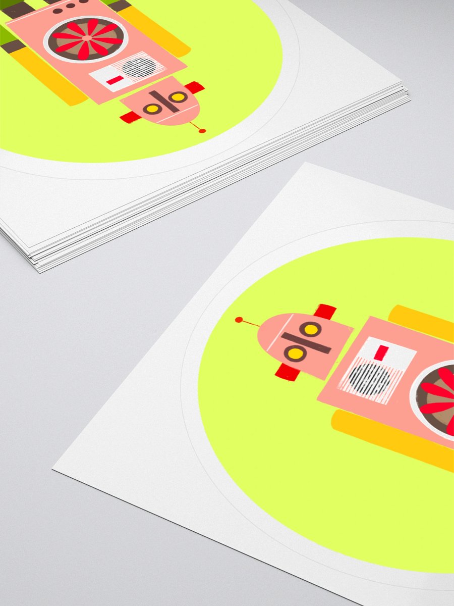 Gyro the Atomic Robot - Round Stickers product image (11)