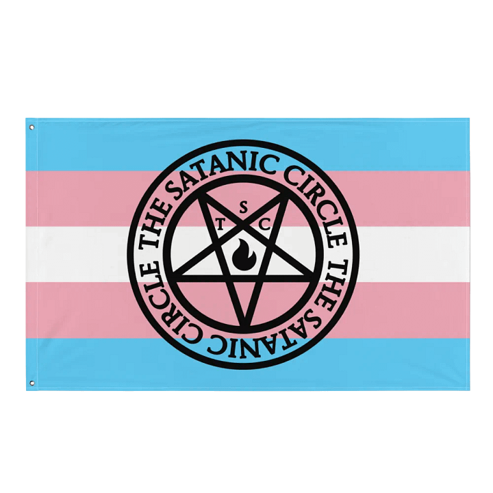 The Satanic Circle - Indoor Trans Flag product image (1)