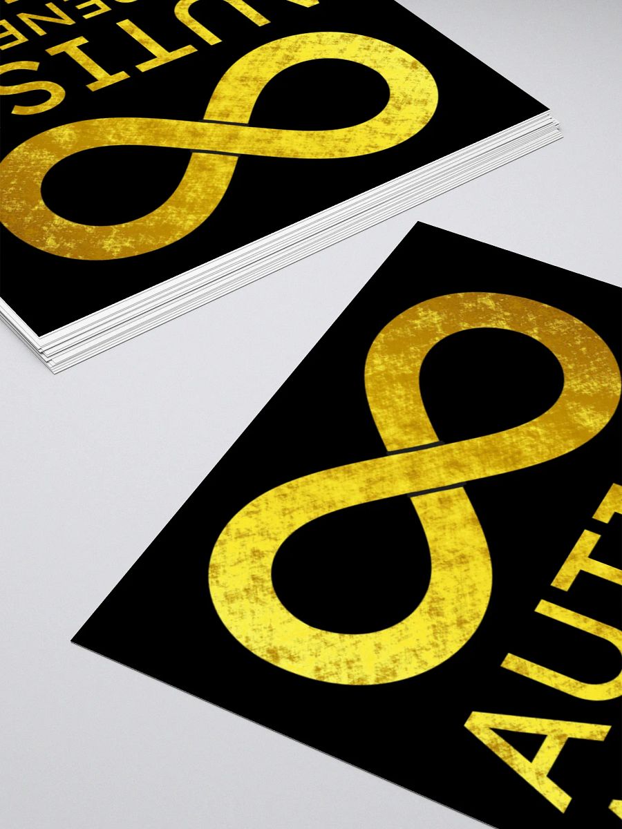 Golden Infinity Autism Awareness & Acceptance Sticker product image (11)