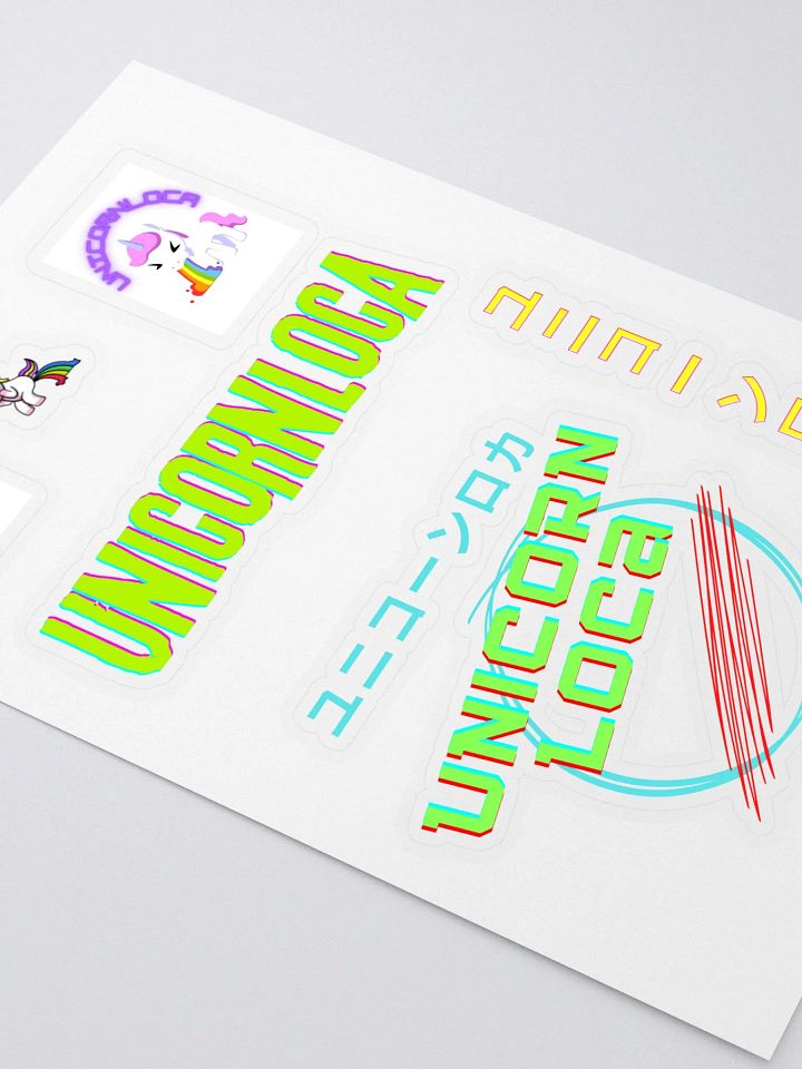Unicorn Sticker Sheet product image (2)