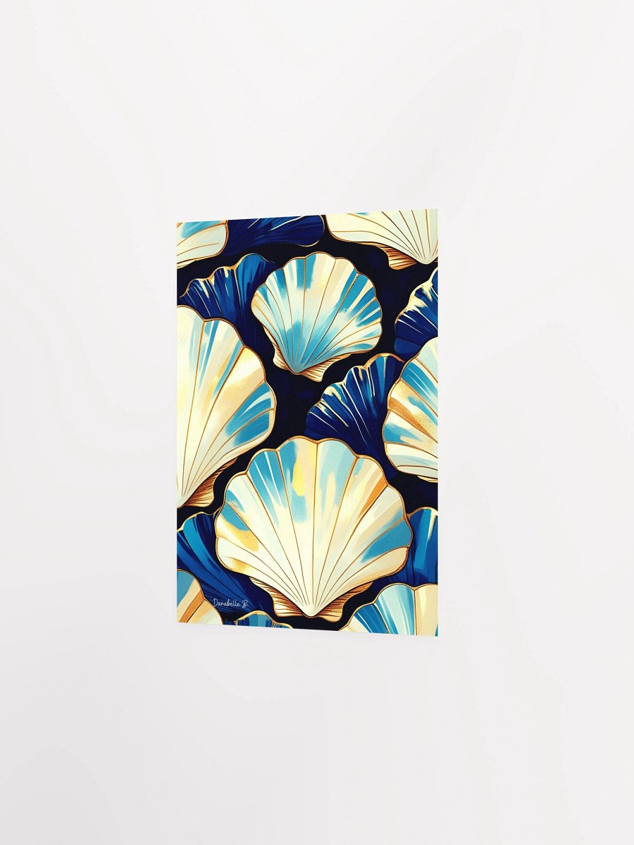 Poster artistique - Coquilles Saint-Jacques - 14 - Cadeau Déco Energie Vibratoire product image (3)