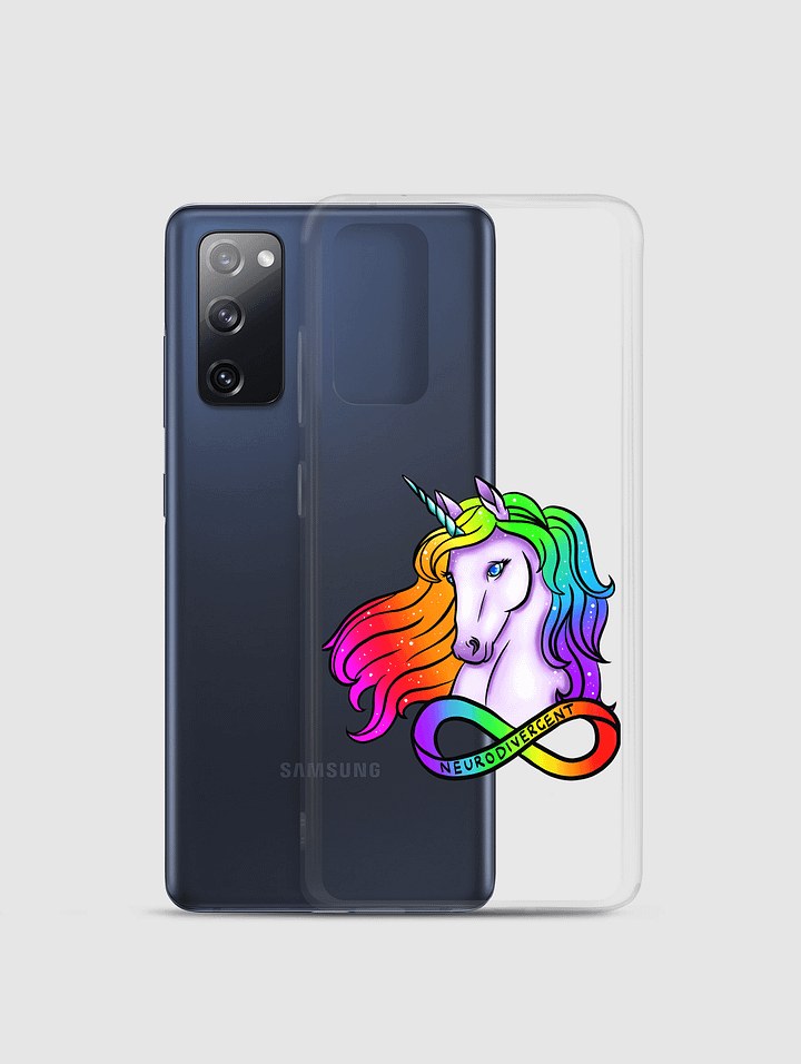 Neurodivergent unicorn Samsung Case product image (1)
