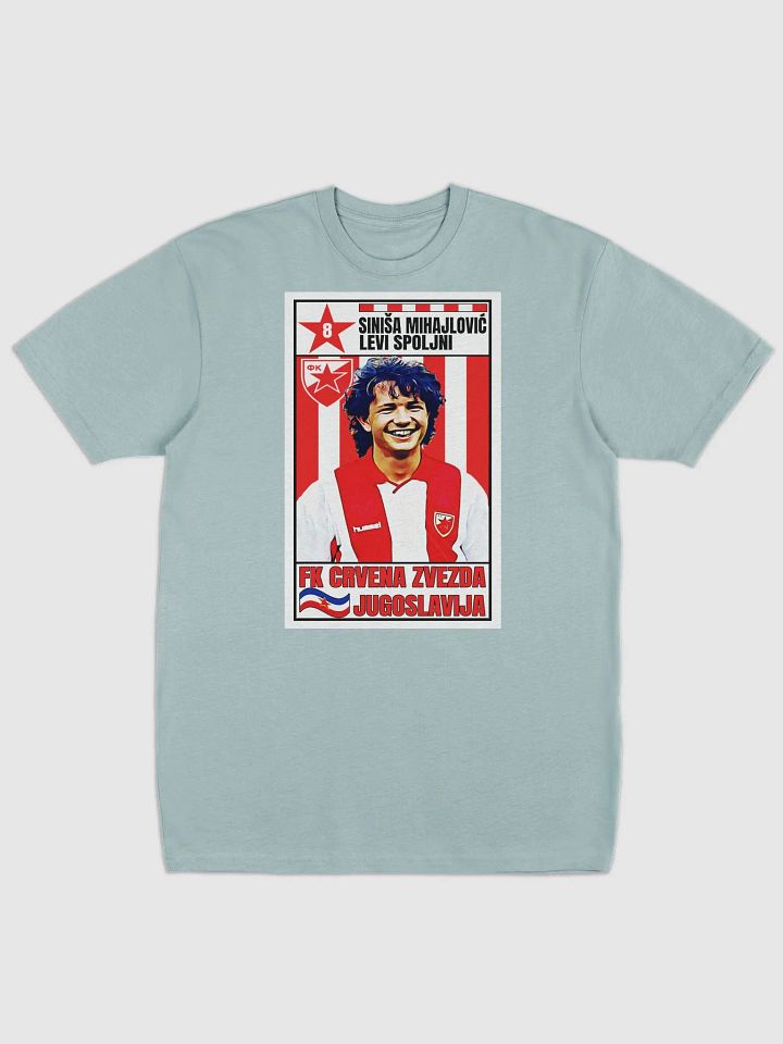 Siniša Mihajlović (FK Crvena Zvezda) #2 Cotton Heritage Men's Premium Heavyweight Tee product image (1)