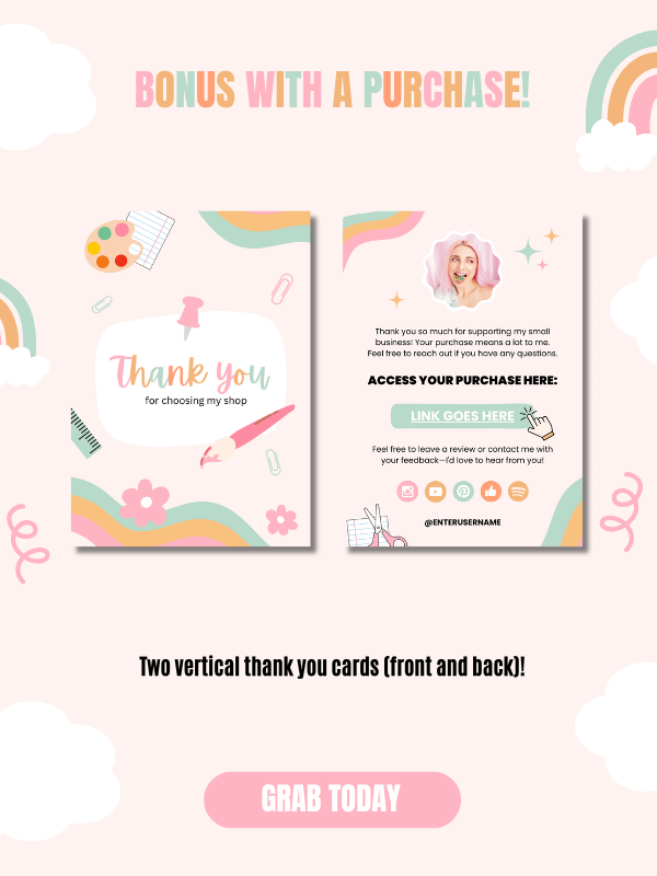 Whimsical MRR/PLR Etsy Receipt Banners product image (3)