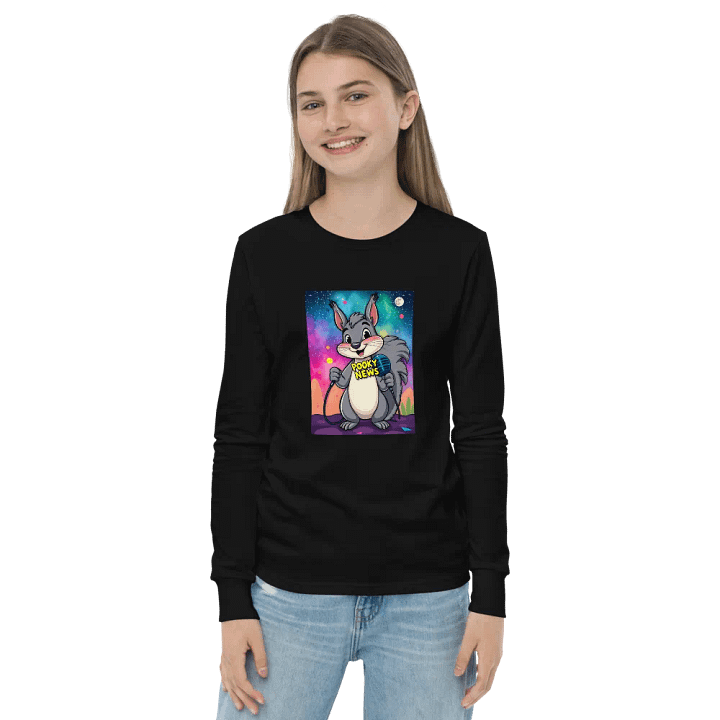 Pooky's Cosmic News Adventure Youth T-Shirt product image (2)