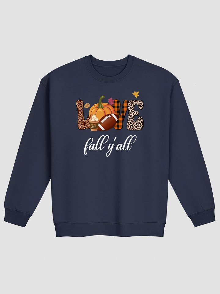 Love Fall Y'all Football Pumpkin Spice Sweatshirt product image (2)